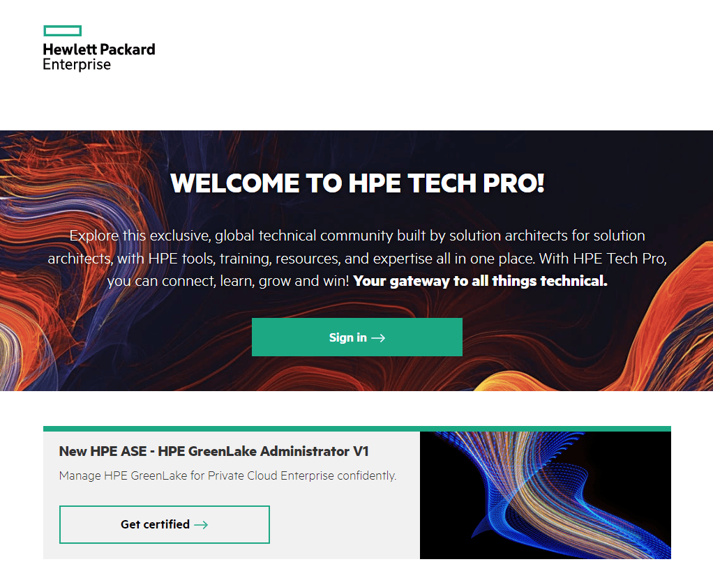 HPE Tech Pro