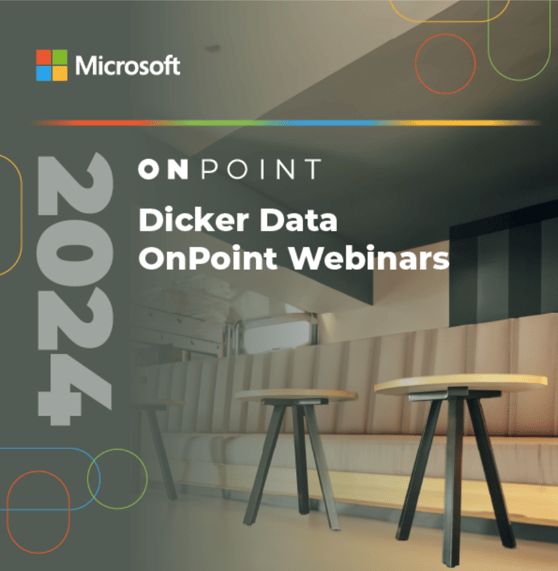 Dicker Data OnPoint Sessions are Taking a Break
