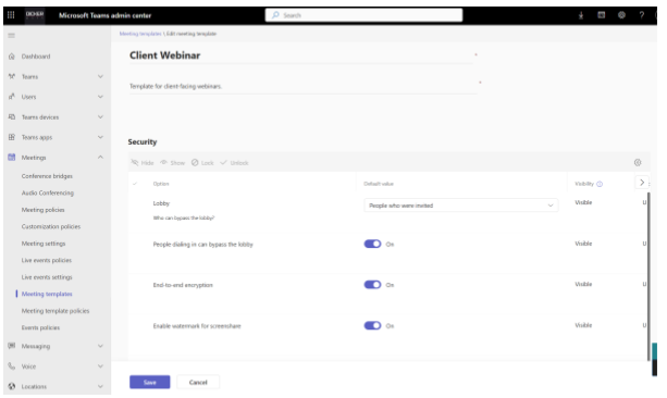 Meeting Templates