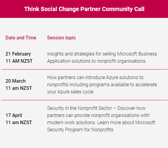 Think Social Change Partner Community Call
