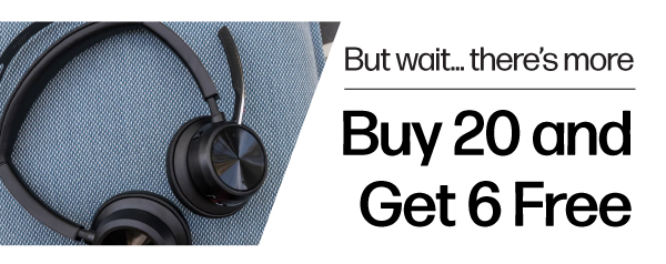 But wait... there's more - Buy 20 and get 6 free