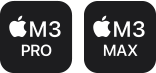 Apple M3 Pro chip or Apple M3 Max chip